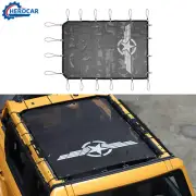 Roof Sun Shade Mesh Bikini Sunshade Top UV Net Cover For Ford Bronco 21+2/4 Door