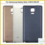 SAMSUNG 全新適用於三星 GALAXY NOTE 4 N910 N910F N910V 塑料電池蓋後門後蓋 NOT