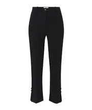 Elisabetta Franchi Satin Bands Crêpe Tuxedo Trousers IT40,IT44,IT42,IT38,IT46 black