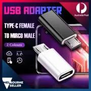 USB Type-C Female to Micro USB Male Adapter Connector Converter Phone Andriod AU