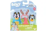 Bluey Figure 2 Pack Bluey & Bandit (Dad) - Playtime