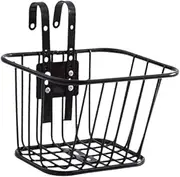 kowaku Front Bicycle Basket Black Cycling Accessories Large Capacity Pet Carrier Accessories Storage Basket Sundries Organizer