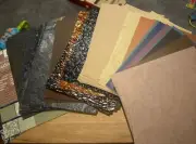 Huge Lot Of 8.5 x 11 TEXTURED CARDSTOCK PAPER Shiny Marble Metallic Speckled