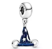 NEW Pandora Silver Mickey Mouse Fantasia Wizard Hat Charm Disney Parks Exclusive