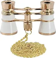 AiScrofa Opera Glasses Binoculars 3X25,Mini Binocular Compact Lightweight,with Chain for Adults Kids Women in Musical Concert