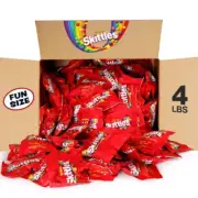 Original Fun Size Chewy Candy Bulk Individually Wrapped, Candy Bags for Party Fa