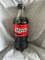 Share a Coke with Alyssa 2025 Personalized Gift Coca~Cola Bottle 20oz Zero