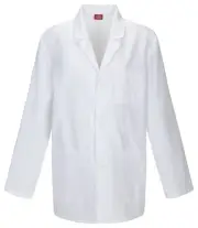 Dickies 31" Men's Consultation Lab Coat 81404 DWHZ White Free Shipping