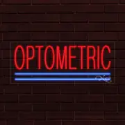BRAND NEW "OPTOMETRIC" w/UNDERLINES 30x12X1 INCH LED FLEX INDOOR SIGN 30098