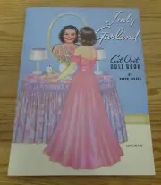 1989 JUDY GARLAND Cut-Out Paper Doll Book by Queen Holden Uncut