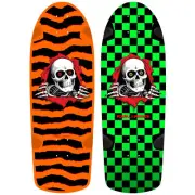 Powell Peralta Old School Skateboard Decks 2-Pack Ripper Orange, Green 10" x 30"