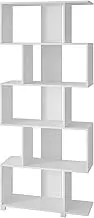 BRV Furniture White Decorative Shelf | 11 Wide Compartments | Used as Designer Partition | Made in Brazil | BE 08-06