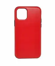 Cenwood Tech iPhone 11 Pro Leather Case Ultra Thin Back Cover Lipstick Red