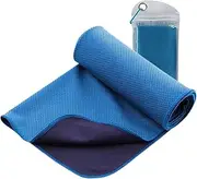 Ice Feel Towel | Quick Dry Chilly Ice Cooling Towel | Breathable Soft Outdoor Gym Workout Rags for Fitness, Yoga Accessories
