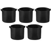Fabric Plant Pots Grow Bags with Handles Planter Baskets - 3 to 10 Gallons