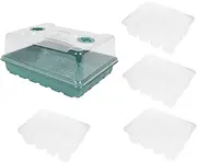 POPETPOP 1 Set Mini Plant Germination Box Durable Growing Case for Efficient Seedling Growth Material with Cover for Heat Moisture Retention for Home Gardening