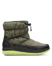 Clarks Womens Cabrini Bay Black Snow Boots Size 6 1/2 (Medium) (562804)
