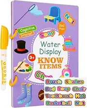 Nixiara Paint with Water Coloring Books | Water Coloring Magic Doodle Book,Educational Learning Painting Kits for Birthday, Christmas, School, Classroom