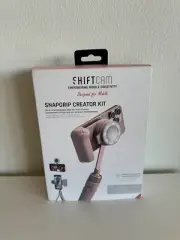 New Shiftcam snapgrip creator kit chalk pink magnetic phone blogger vlogger vlog