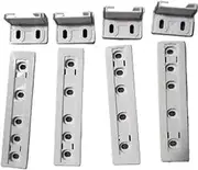 1Set for Fridge Door Slide Rail Mounting Kit Refrigerator Door Sliding Guide Integrated Cupboard Built in Kit