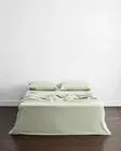 Bed Threads - Linen Flat Sheet - 100% French Flax Linen - 170 GSM - Luxury & ...
