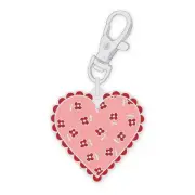 Lori Holt Bee Dots Enamel Happy Charm-Heart ST-33025
