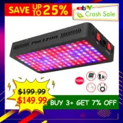 Phlizon Upgraded 1200W LED Plant Grow Light SMD LED Full Spectrum Indoor Plants