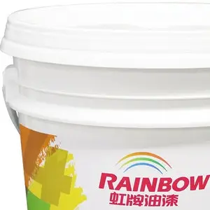 RAINBOW 虹牌 450 plus 水性水泥漆 平光型 玫瑰白 10L [綠建材環保標章產品]