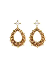 Capucine De Wulf Chloe Earth Goddess Drop Earrings