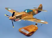 USAAC P-40C Warhawk Robert T Smith Flying Tigers Desk WW2 Model 1/28 AV Airplane