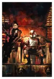 Taking Court The Book of Boba Fett Ming-Na Wen Fennec Shand Star Wars Fine Art