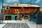 3D Boutique Building Wallpaper Wall Mural Removable Self-adhesive 58