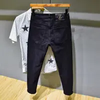 在飛比找ETMall東森購物網優惠-天絲棉秋季款高端潮流顯瘦牛仔褲