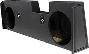 Q Power Qbgmc1220144Dr Dual 12" Subwoofer Enclosure Box for 2014-2016 Chevy Silverado and Gmc Sierra Crew Cab Trucks