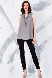 The Roll Neck Sleeveless Top--BKBD-37