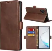 for Samsung Galaxy Note 10 Plus Case, Galaxy Note10 Plus Case Cowhide Pattern PU