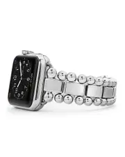 Lagos Smart Caviar Stainless Steel Apple Watch Bracelet, 38-44mm