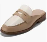 Women's LOAFER/ MULE Cole Haan Stassi Penny - TUSCAN SAND / IVORY LEATHER