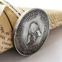 在飛比找樂天市場購物網優惠-1938紐約新羅謝爾半美元銀幣 外國硬幣仿古工藝品收藏美國錢