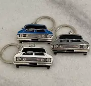 Ford Falcon XW Car Enthusiast Chrome Keyrings/Keychain