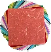 100 Double Sided Origami Square Paper Sheets 6 x 6 Inch for Arts and Japanese Folding Crafts - Color Design Pack for Kids