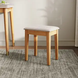林氏木業北歐風岩板摺疊餐桌+餐凳+餐椅 LS357 (一桌兩凳兩椅) (H014369248)