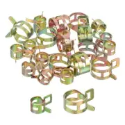 ID 10mm 16mm 3/8" 5/8" Fuel Line Hose Clip,Pipe Clamp,Spring Hose Clamp,20PCS