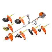 NNEMB 62CC Brush Cutter Whipper Snipper Trimmer Edger Brushcutter Multi Pole Too