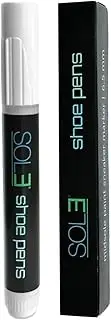 SOL3 Shoe Pens™ Premium Midsole Marker Sneaker Paint, Shoe Whitener & Scuff Cover (White)