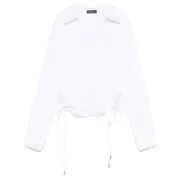 [Mugler] Mugler Corset Poplin Shirt 36 FR WHITE