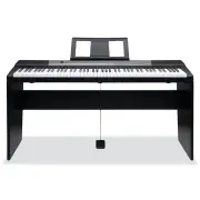 Karrera 88 Keys Electronic Keyboard Piano with Stand Black