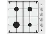 Chef 60cm White Enamel Gas Cooktop CHG642WC