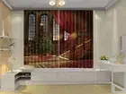 Old House Wooden Stairs 3D Curtain Blockout Photo Printing Curtains Drape Fabric