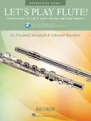 Let's Play Flute Repertoire Book 1 Piano Classical Sheet Music Online Audio